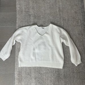Super cute sweater. I layer it or wear it alone.
